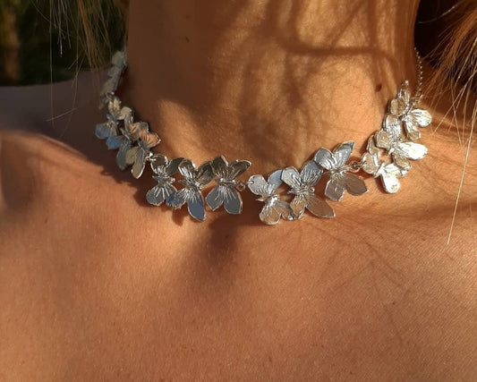 Collana con farfalle