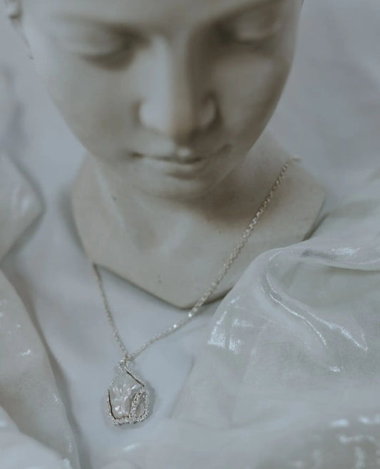 Collana con perla scaramazza