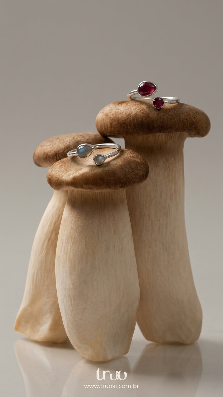 Anelli Duo Pietre Naturali  Magia e Design